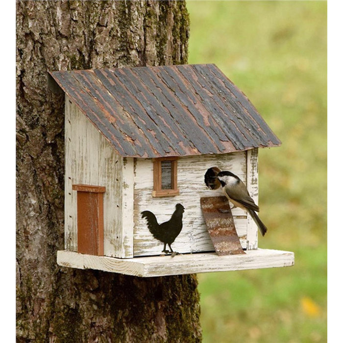 Home Bazaar Bird in Hand Series Cumberland Chicken Coop 10 in x 10 in x